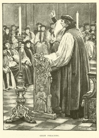 Colet predicando de Walter Paget