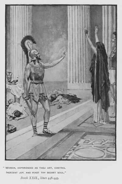 Ilustración para la Odisea de Homero de Pope de Walter Paget