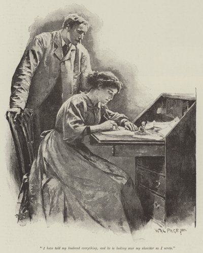 La persecución del bien amado, por Thomas Hardy de Walter Paget