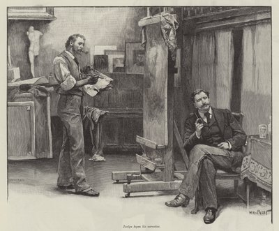 La persecución del bien amado, por Thomas Hardy de Walter Paget