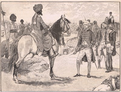La rendición de Baillie a Hyder Ali AD1780 de Walter Paget