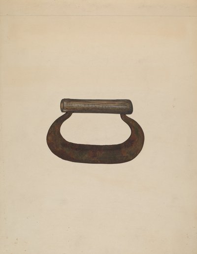 Cuchillo de Picar, c. 1937 de Walter Praefke