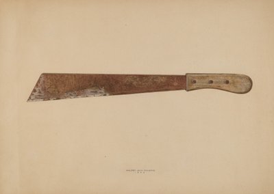 Cuchillo de maíz, 1939 de Walter Praefke