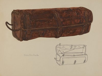 Bolsa de correo de cuero de Walter Praefke