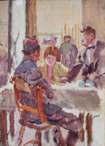 Soldado belga de Walter Richard Sickert