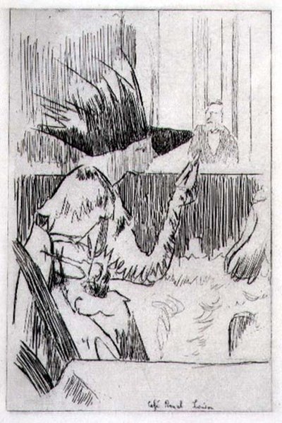 Café Royal en Londres de Walter Richard Sickert