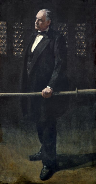Charles Bradlaugh en la Cámara de los Comunes, c.1892-93 (óleo sobre lienzo) de Walter Richard Sickert