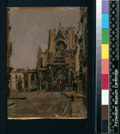 Iglesia de San Jacques, Dieppe, 1899-1900 de Walter Richard Sickert