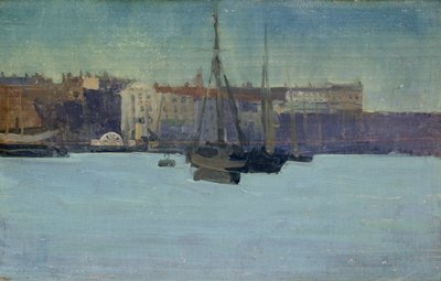 Puerto de Dieppe de Walter Richard Sickert