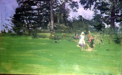 Figuras en un Césped de Walter Richard Sickert
