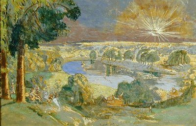 Isla de Grover desde Richmond Hill, c.1933 de Walter Richard Sickert