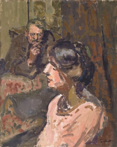 Hubby y Marie, c.1912 (óleo sobre lienzo) de Walter Richard Sickert