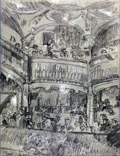 La Gaite Montparnasse, c.1907 de Walter Richard Sickert
