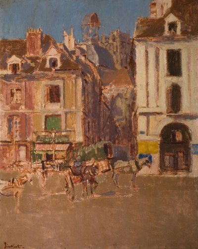 La Rue Notre Dame y el Quai Duquesne de Walter Richard Sickert