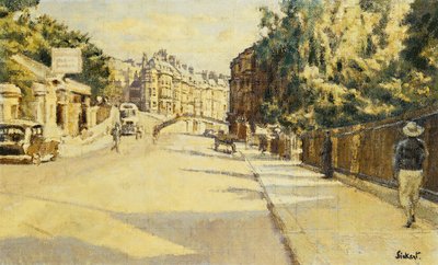 Calle de Londres, Bath, mirando hacia Walcot de Walter Richard Sickert