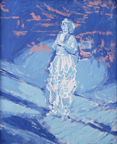 Miss Hilda Glyder en el escenario de Walter Richard Sickert