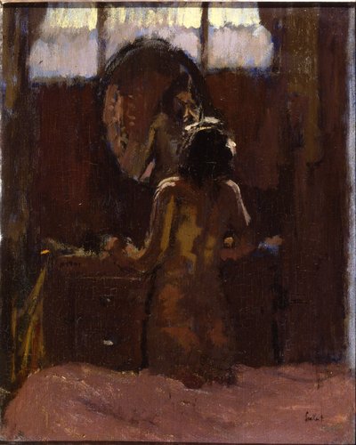 Desnudo ante un espejo, Mornington Crescent de Walter Richard Sickert