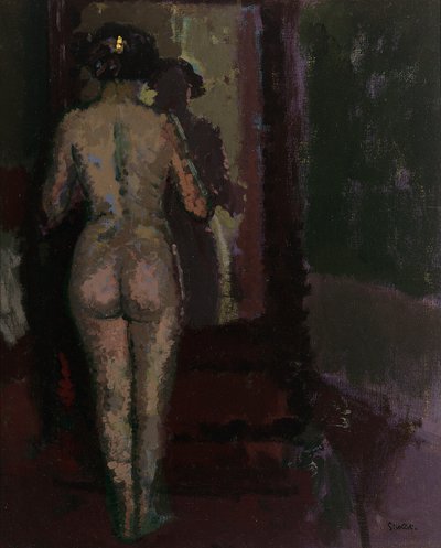 Desnudo en el espejo, Sally, c.1907-09 de Walter Richard Sickert