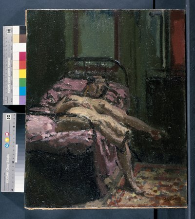 Desnudo en la cama de Walter Richard Sickert