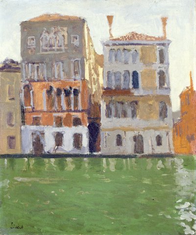 Palacio Eleonara Duse (óleo sobre lienzo) de Walter Richard Sickert