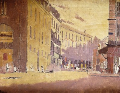 Calle en Dieppe de Walter Richard Sickert