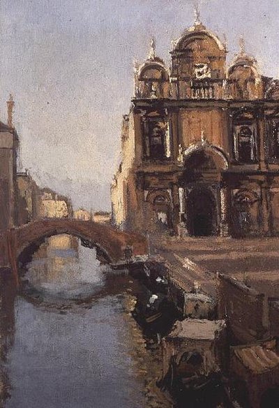 Scuola Grande di San Marco y Rio dei Mendicanti, Venecia de Walter Richard Sickert