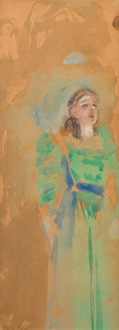 Cantante en el Old Bedford de Walter Richard Sickert