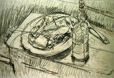 Naturaleza Muerta con Langosta de Walter Richard Sickert