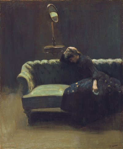 El gerente en funciones o Ensayo: El final del acto, c.1885-6 de Walter Richard Sickert