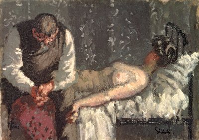The Camden Town Murder, or What Shall We Do For the Rent?, c.1908-9 (óleo sobre lienzo) de Walter Richard Sickert