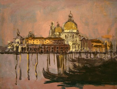 La Dogana y Santa Maria della Salute de Walter Richard Sickert