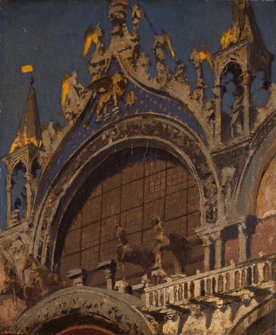 Los caballos de San Marcos, Venecia de Walter Richard Sickert