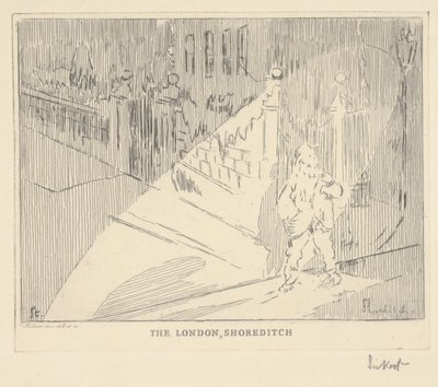 El Shoreditch de Londres de Walter Richard Sickert
