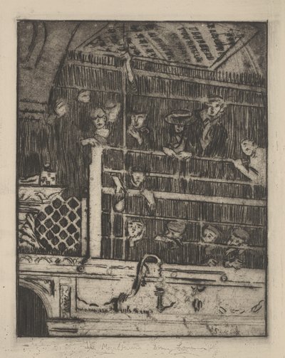La vieja taberna Mogul, Drury Lane, 1908, publicada 1929 de Walter Richard Sickert
