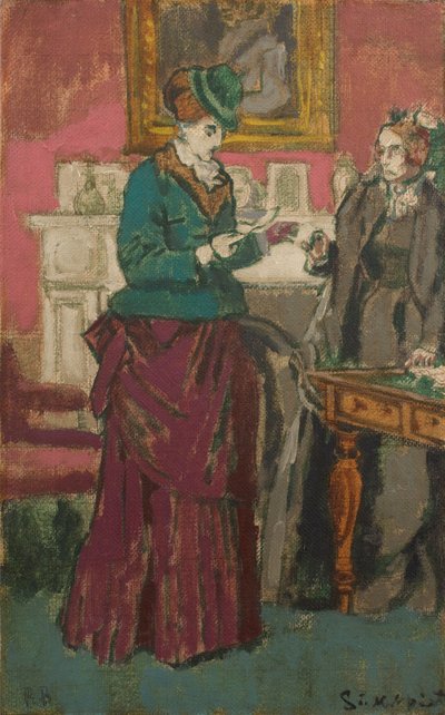 La propuesta [según Robert Barnes], c. 1931-32 (Óleo sobre lienzo) de Walter Richard Sickert