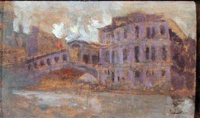 El Puente de Rialto y el Palazzo Camerlenghi de Walter Richard Sickert