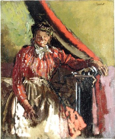 Mujer sentada en una cama de Walter Richard Sickert