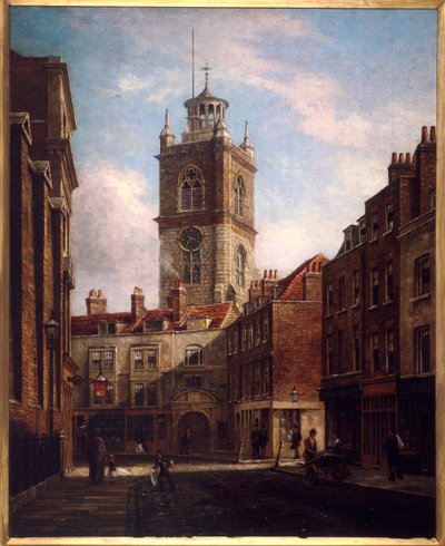 Fore Street y St Giles sin Cripplegate de Walter Riddle