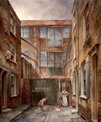 Lugar de Newnham, Bishopsgate, 1890-1891 de Walter Riddle