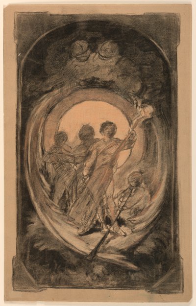 Diseño Decorativo de Walter Shirlaw