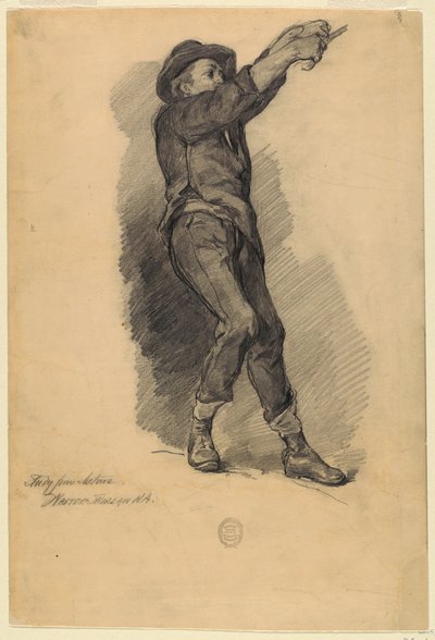 Estudio de figura de la naturaleza de Walter Shirlaw