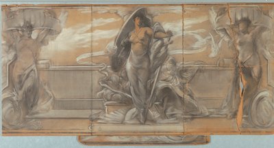 Diseño mural de Walter Shirlaw
