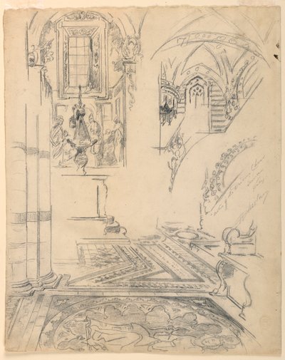 Notas del coro del Duomo, Siena, Italia de Walter Shirlaw