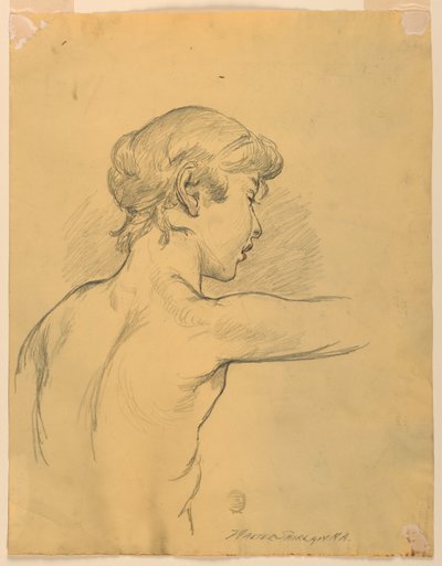 Estudio de desnudo de Walter Shirlaw