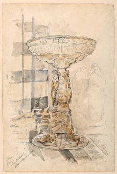 Estudio de la Pila, Catedral de Siena de Walter Shirlaw