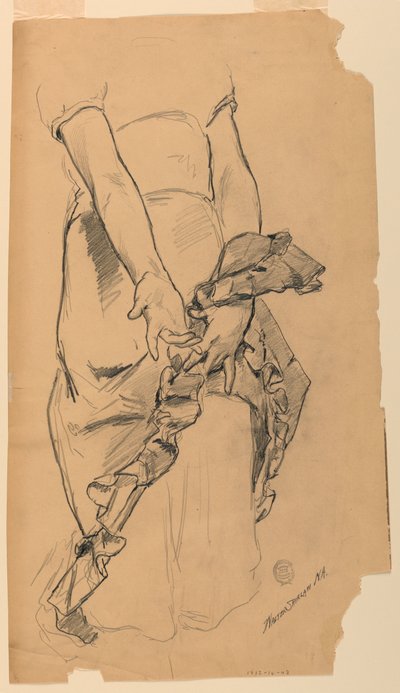 Estudio de una Mujer de Walter Shirlaw