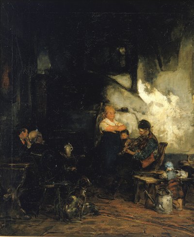 La posada, Alemania de Walter Shirlaw