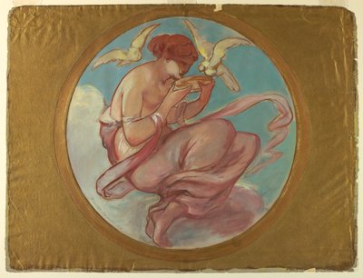 Venus (Diseño para una pintura mural) de Walter Shirlaw