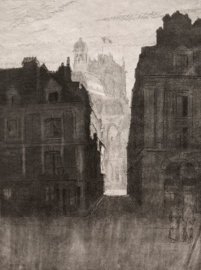 Dieppe, Calle Notre Dame de Walter Sickert