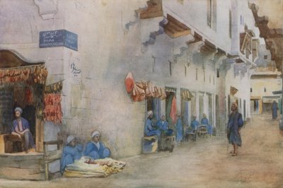 Sharia-el-Kerabiyeh, o Calle de los Portadores de Agua, El Cairo de Walter Spencer Stanhope Tyrwhitt